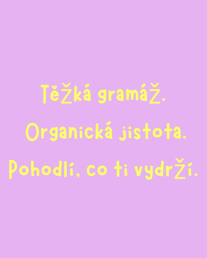 Těžká gramáž, lehký pocit. Organická bavlna, co dýchá s tebou. Pohodlí, co vydrží víc než sezónu. To jsou trička Loco. 💜